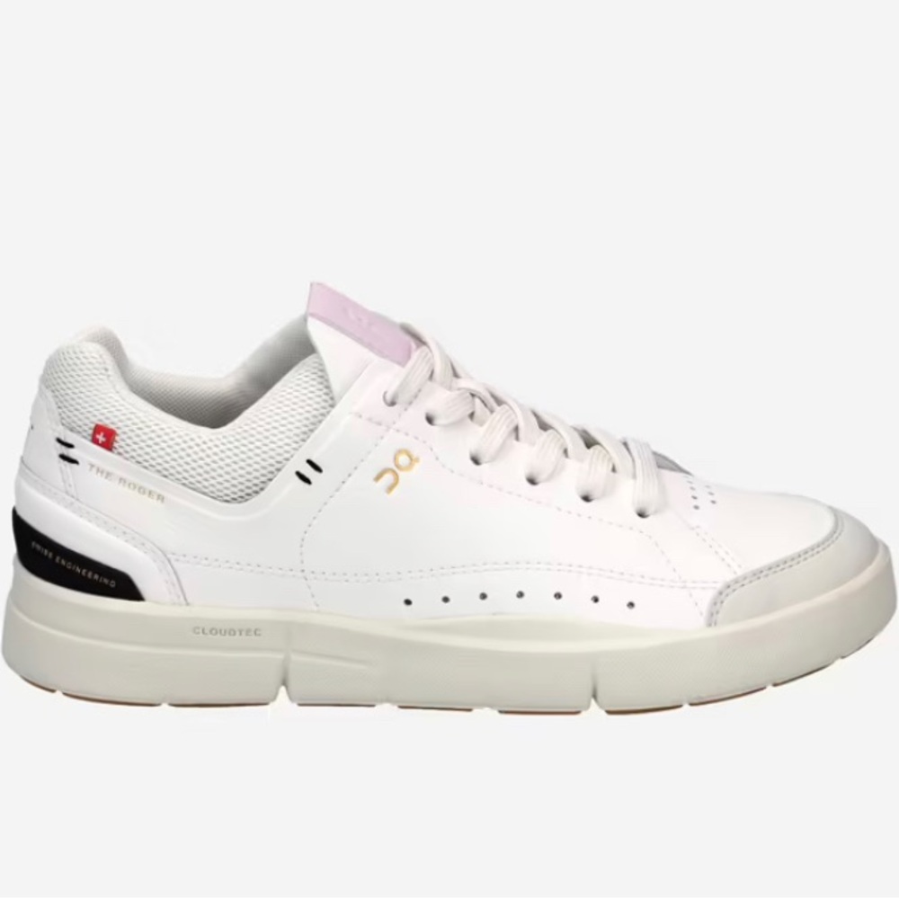 ON Cloud Women's White & Cream Sneakers Court Tennis Pickleball 8/9